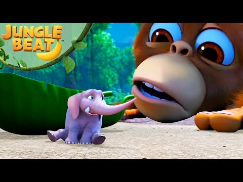 Trunk is Tiny! 😱 | Jungle Beat: Munki & Trunk | Kids Cartoon 2026