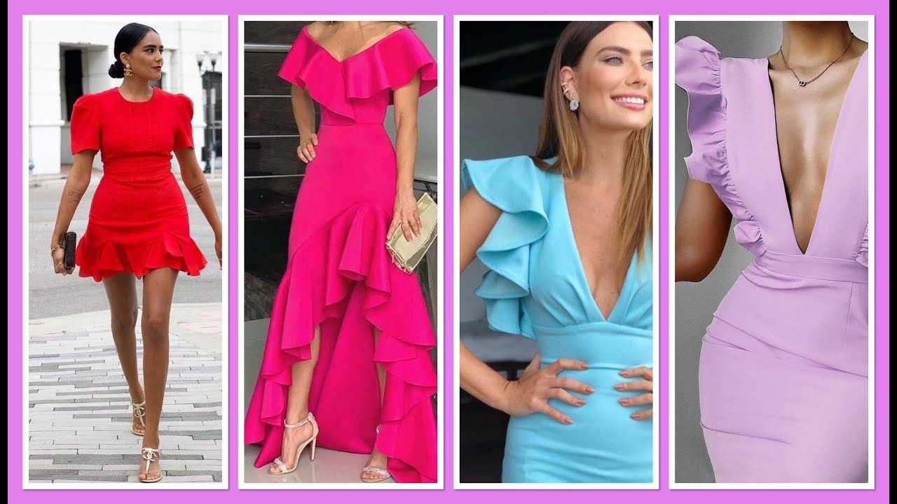 Hermosos vestidos con Olanes 👗