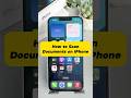 How to Scan Documents on iPhone #shorts