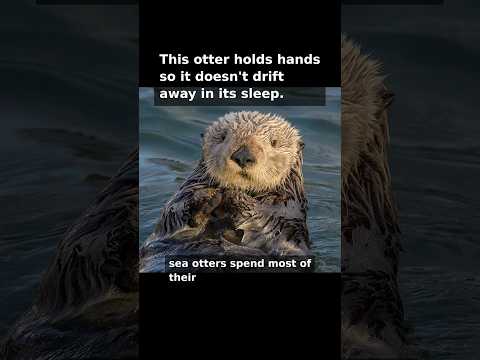 This Otter Holds Hands So Its Family Doesn't Drift Apart