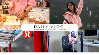 Lululemon Educator A Few Days In the Life: Vlog| Working at Lululemon, Cooking, Tik Tok Live