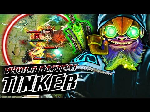 WORLD FASTEST HAND TINKER EVER! | TLT TINKER DOTA 2 TINKER GAMEPLAY