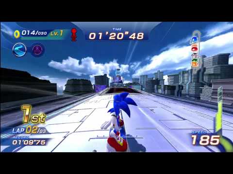 Sonic Free Riders: Metal City (Standard / Free Race) [1080 HD]