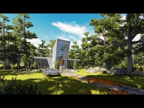 Lumion 6 Rendering Tutorials #6 - VILA (3D Warehouse)