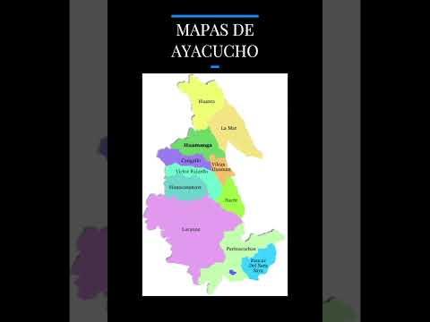 ¿Conoces el Mapa Oculto de Ayacucho? (Revelando su Geografía Política)