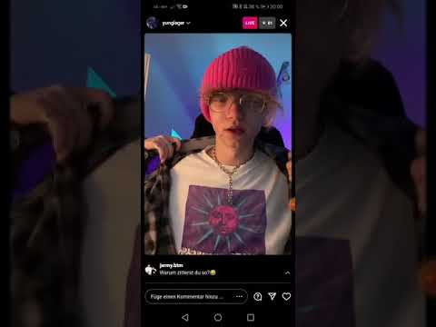 Instagram Livestream von Yung Lager am 5.1.21