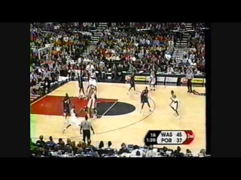 Michael Jordan 2003  40yrs Vs  Ruben, Rasheed, Bonzi's Blazers