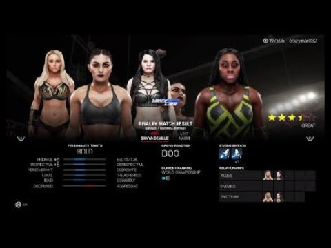 WWE 2K19 - Sonya Deville VS Naomi