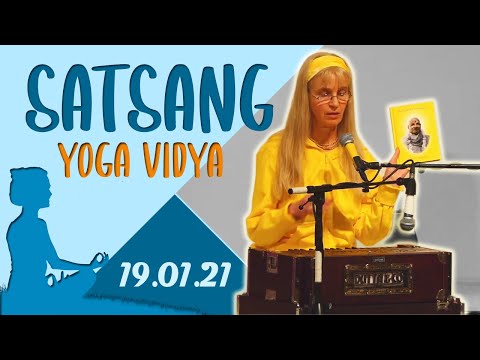 Satsang + Meditation, Mantra und Kirtan mit Sybille - Yoga Vidya Ashram Live 20:00 - 19.01.2021