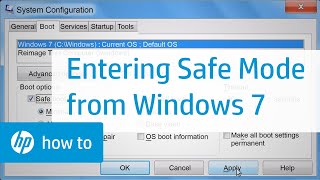 Entering Safe Mode from Windows 7 | HP Computers | HP