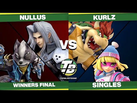 Top Blastzone 25 Winners Final - nullus (Sephiroth, Wolf) Vs. Kurlz (Min-Min, Bowser)