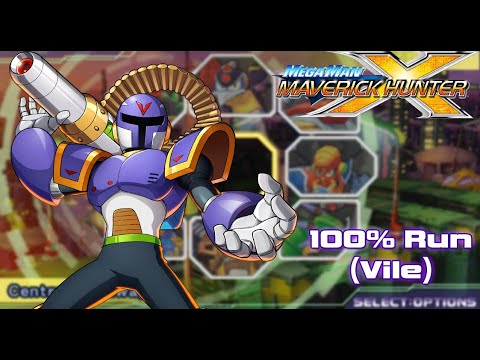 Mega Man: Maverick Hunter X: Vile Mode (PSP Longplay) (100% full playthrough)