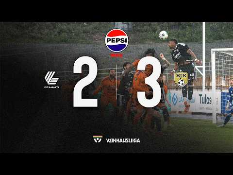 FC Lahti 2-3 SJK Seinäjoen Jalkapallokerho Seinäjoki 