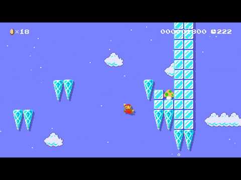 Tendo Ice Bridge by sneakn - Super Mario Maker 2