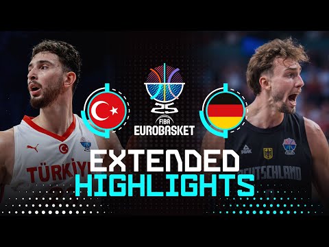 Final: Türkiye 🇹🇷 vs Germany 🇩🇪 | Extended Highlights | FIBA EuroBasket 2025