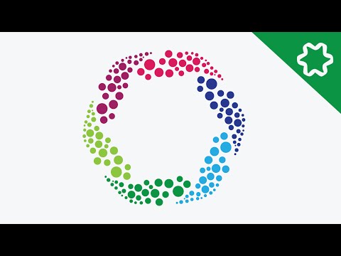 Water Drop Logo Design Tutorial With Different color every layer Adobe illustrator tutorial