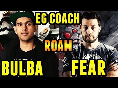 Clockwerk Pro Gameplay - Bulba Roaming - New Coach - EG New Lineup Dota 2 Playing with Fear
