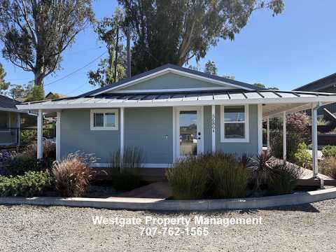 Remodeled 1/1 Cottage on the Petaluma River - 5686 A Lakeville Road property video
