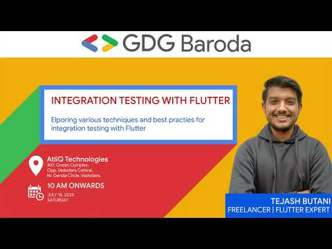 Integration Testing with Flutter | Tejash Butani | Full Tutorial