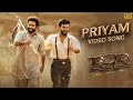Priyam Full Video Song (Malayalam) | RRR | NTR,Ram Charan |Maragathamani|SS Rajamouli |Vijay Yesudas