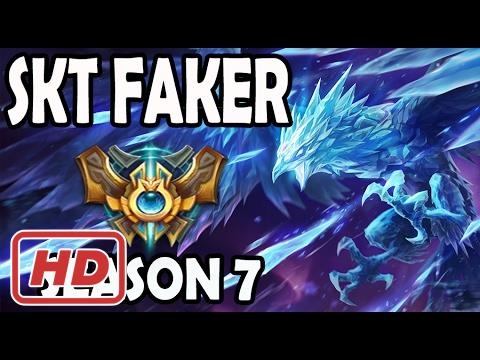 FAKER plays ANIVIA vs A Korean Diamond LISSANDRA Season 7