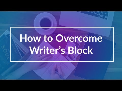 how to deal with writers block