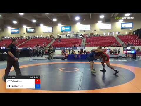 2018 Marine Corps US Open/Senior Men's Greco-Roman 82 Quarters - Terrence Zaleski (USMC) Vs. Geord