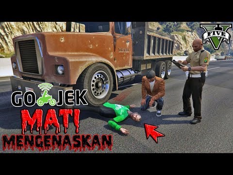 GOJEK MATI DITABRAK TRUK - GTA 5 YOUTUBER PARODY KOCAK