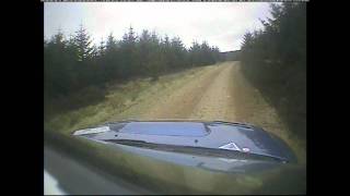 preview picture of video 'Granite City Rally 2011 - Stage Six - Incar with Nigel Feeney in S5 WRC Subaru'