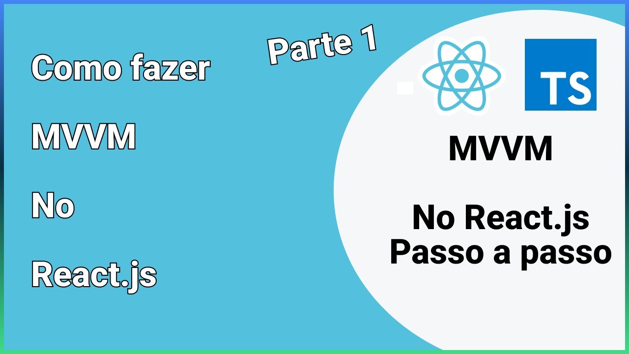 Como Fazer MVVM No REACT.JS Estrutura De Projeto PART1