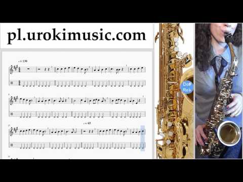 Nauka Gry Na Saksofonie (Tenorowy) Beethoven - Ode to Joy Nuty Poradnik Część 2 um-b352