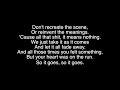The Lawrence Arms- Lose your illusion 1- Lyrics