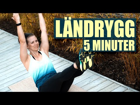 5 MINUTER träning för din LÄNDRYGG