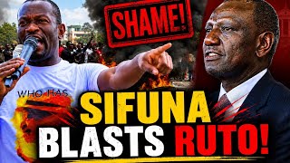 Sifuna BLASTS Ruto as Today’s Protests Rock Kenya Over Fuel Crisis