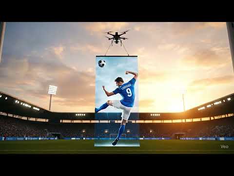 SANTONI DESIGNS flying LED screen 