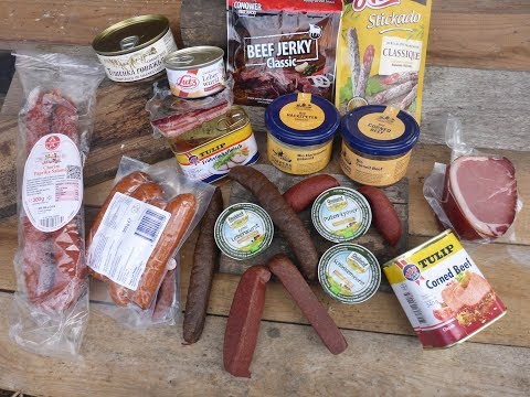 Produktinfos für die Outdoorküche 2 - Fleisch + Wurst