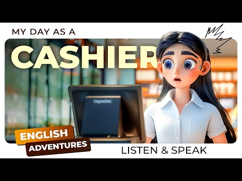 My Day as A Cashier | Improve your English | English story for listening