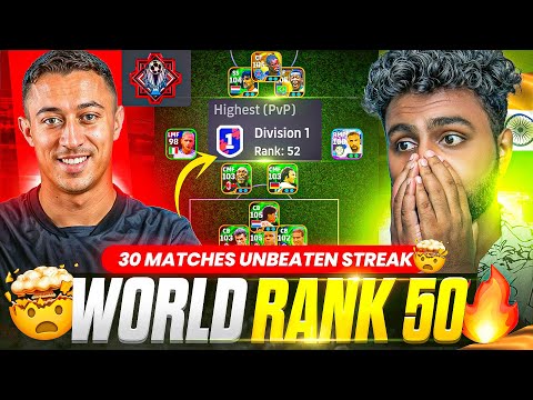 WORLD RANK 50 🆚 PES WING MASTER | PRO SERIES 🆚 3 CB FORMATION🤯 OPPONENT HAS 30 MATCH WINNING STREAK💥