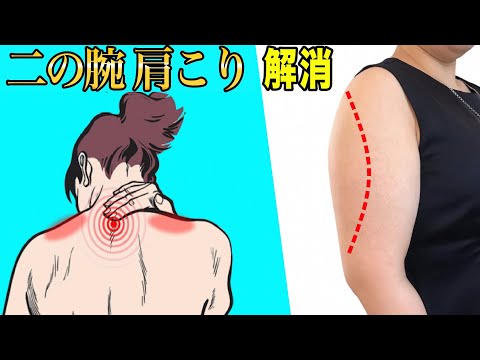 【肩こり解消】二の腕激やせストレッチ【デスクワーカー必見】