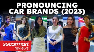 The Ladies Of The 2023 Singapore Motorshow Pronounce Car Brands | Sgcarmart Reviews