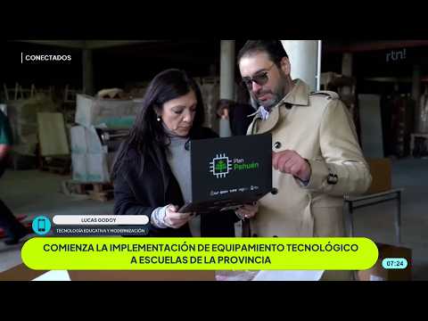 #conectadosrtn Plan Pehuén: comienza la distribución de tecnología en escuelas de Neuquén