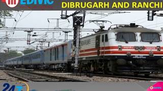 Get Emergency ICU Shifting Train Ambulance Service in Dibrugarh and Ranchi