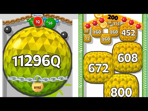 Puff Up - Addition Numbe 2048 - blob merge 2048 ball 3d highest score Max Levels part #20 #puffup