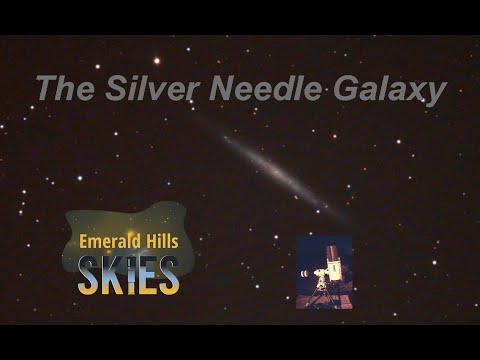 The Silver Needle Galaxy (NGC4244) via EAA using a RASA 8" - Another Skylet from Emerald Hills Skies