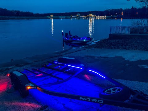 Bluewater LED Install on Boat Trailer (2018 Nitro Z18)