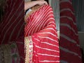 Styling A Leheriya Saree For Durga Puja New Bride Look