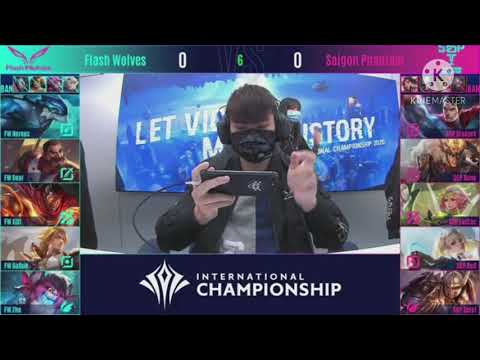 Rov Championship AIC 2020 | Group Stage | Week 1 Day 3 Match 9 Flash Wolves vs Saigon Phantom Game 1