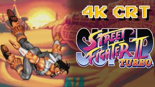 Super Street Fighter II Turbo - T. Hawk (Arcade / 1994) 4K CRT