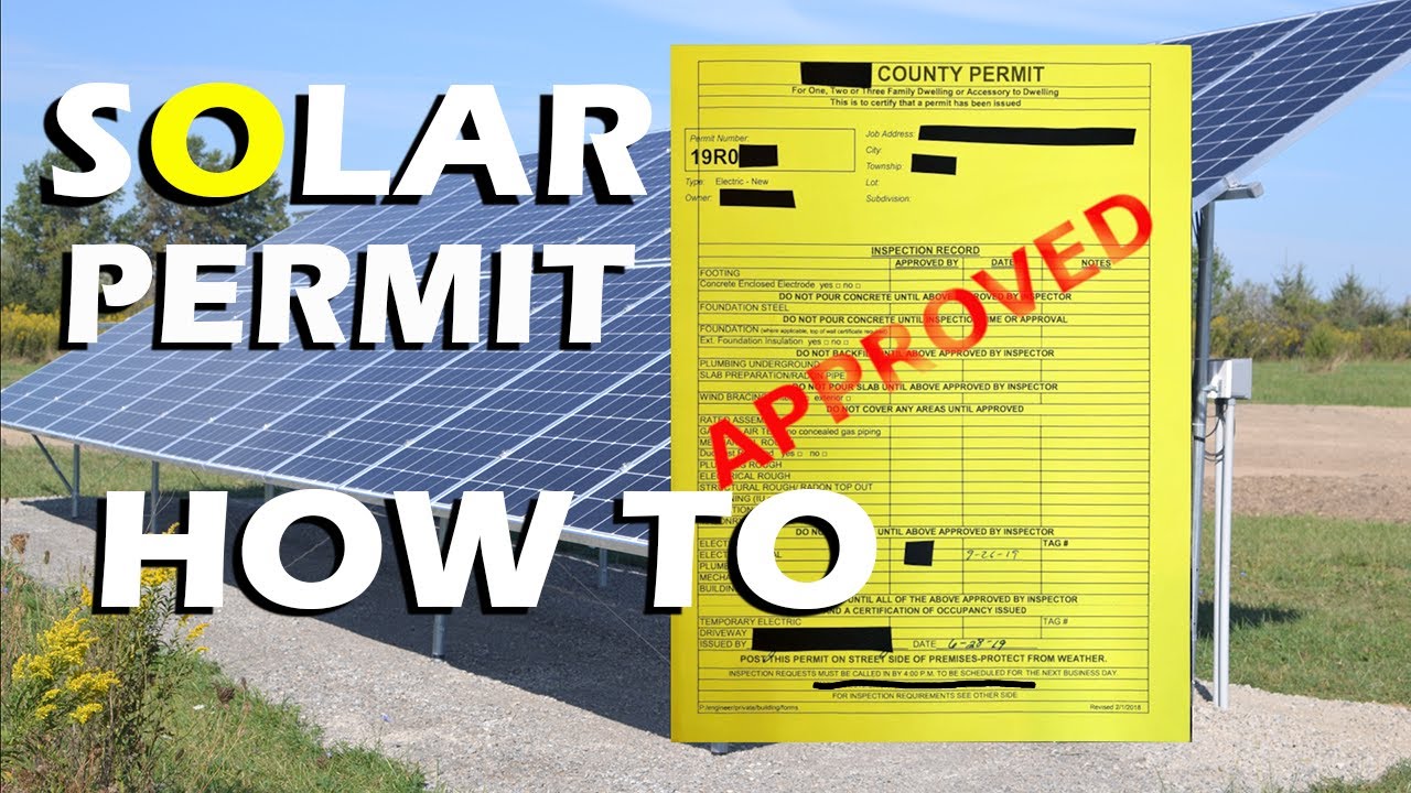 HOW TO GET A PERMIT FOR YOUR SOLAR PANEL SYSTEM - Planning Your DIY Solar Array Part 3