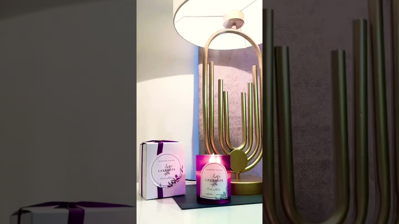 #scentedcandlegift #thescentedfusion#lavender #fragrance #aromatherapy @scentedfusedcandles
